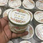 New Flowers Design Tin Box