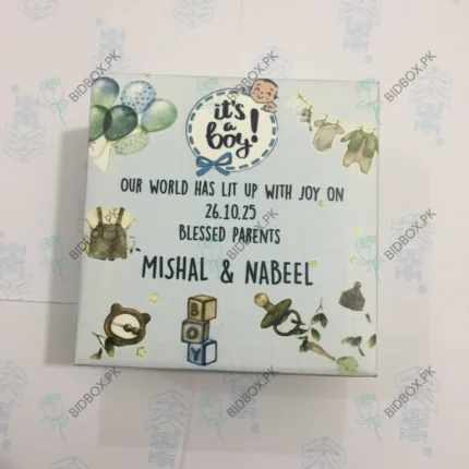Baby Boy Cardborad Box