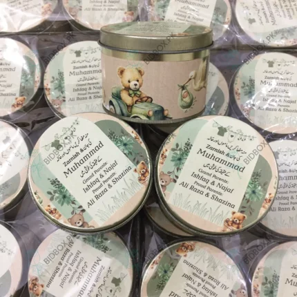 New Design Aqeeqa Sweet Tin Box