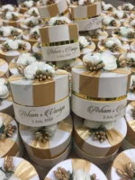 Wedding Favor Boxes With Flowers