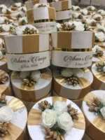 Wedding Favor Boxes With Flowers