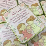 Baby Girl Announcement 1Kg Tin Box