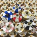 Round Bid Box New Design with Folwers