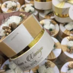 Round Bid Box New Design with Folwers