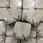 New Peacock Design Sweet Tin Box