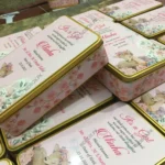 Half Kg Baby Gril Announcement Tin Box