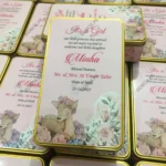 Half Kg Baby Gril Announcement Tin Box