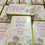 Half Kg Baby Gril Announcement Tin Box