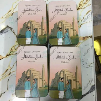 Nikkah Mubarak Sweet Tin Box