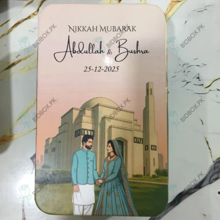 Nikkah Mubarak Sweet Tin Box