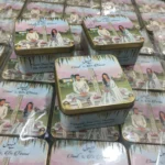 New Design Sweet Tin Box With Couple Printing