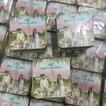 New Design Sweet Tin Box With Couple Printing