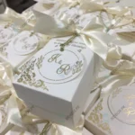 Long Bid Box With Tag And Bow