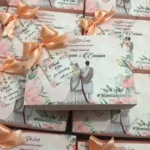 Nikkah Mubarak Sweet Box With Thank You Card