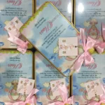 Half Kg Baby Girl Sweet Box With Bow
