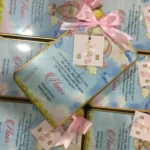 Half Kg Baby Girl Sweet Box With Bow