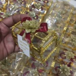 Tijori Bid Box With Flower And Tag