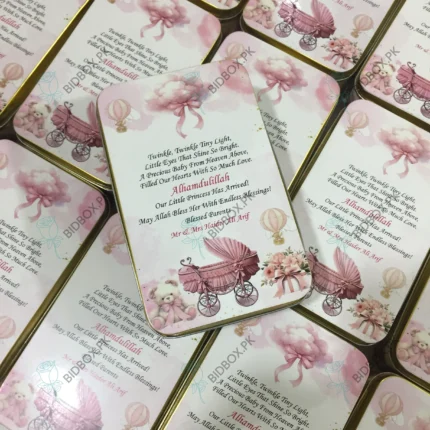 Half Kg Baby Girl Sweet Tin Box